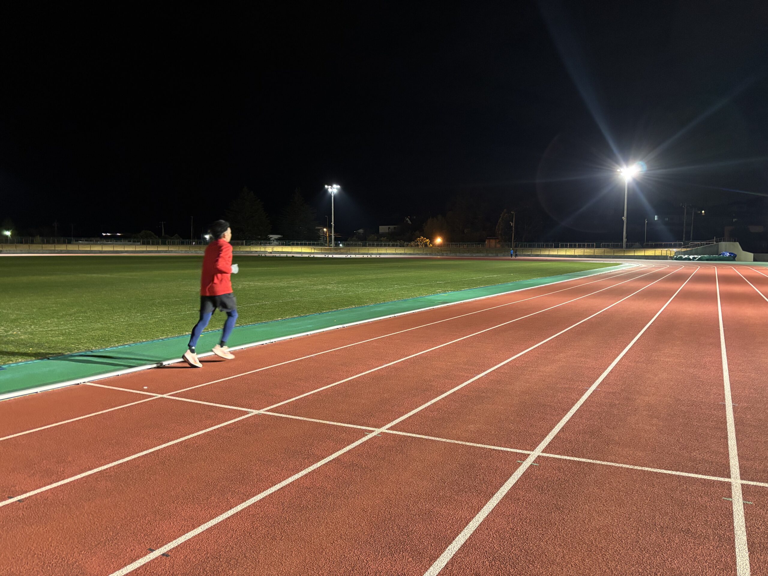 12/23 トラック練習（T1000×3）の様子