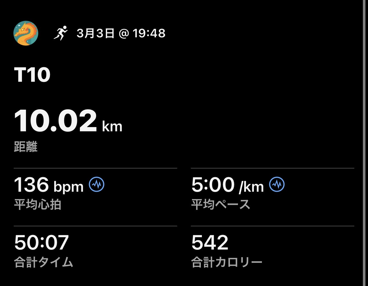 3/3 T10の記録画像